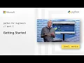 Getting Started Python for Beginners 3 of 44