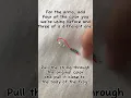 Tutorial for beaded frog Sorry that you can barley see the string