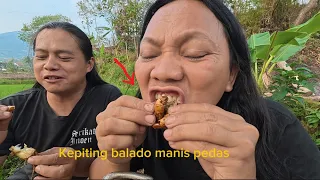 5 HARI SURVIVAL BERBURI DAN MEMASAK  BALADO  KEPITING AIR TAWAR