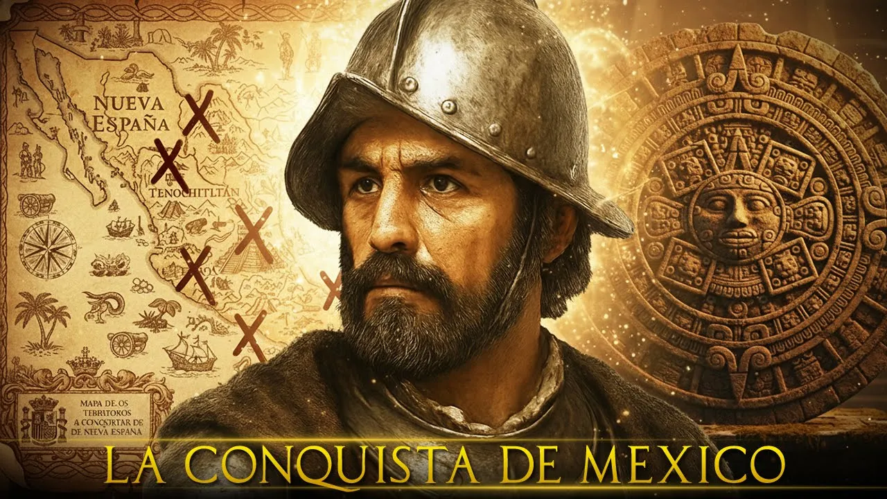 La CONQUISTA de MÉXICO – La VERDADERA HISTORIA de HERNÁN CORTÉS y la CAÍDA del IMPERIO AZTECA