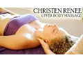 Swedish Massage Therapy Upper Body Massage Techniques w Relaxing Music ASMR Soft Voice