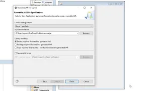 Generate Runnable Jar file in Eclipse