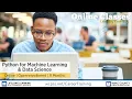 WCPSS Career Training Certificate - Python for Machine Learning Data Science Course