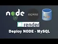 Deploy Node ExpressJS MySQL to Render