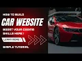 Easy HTML and CSS Tutorial Building a Car Website for Beginners