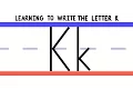 Write the Letter K - ABC Writing for Kids