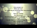 MercyMe - Dear Younger Me (Lyrics)