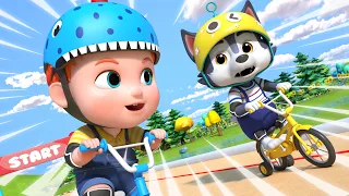 Canção sobre Esportes | Que é Mais Rápido? Músicas Infantis e Desenhos Animados | Leo Português