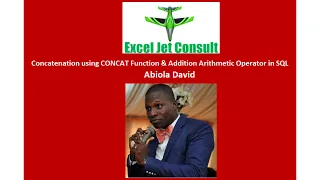 Concatenation using CONCAT function Arithmetic Operator in SQL