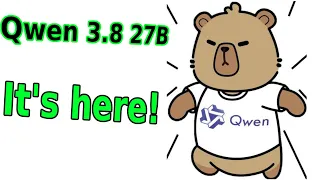 Qwen 3 8 27B is here