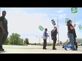 Aramark workers on strike