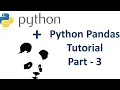 Pandas Tutorial How to manipulate headers of DataFrame Part - 3