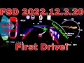 Tesla Software Update 2022 12 3 20 FSD Beta 10 12 20 FIRST DRIVE