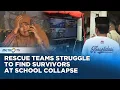 Download Lagu Relatives Wait Anxiously for News as Rescue Efforts Continue at Collapsed School in East Java