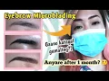 Eyebrow Microblading 7 days Healing Process Anong nangyari after 1 month