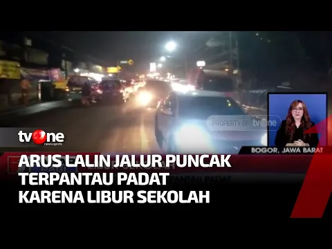 Libur Sekolah, Jalur Puncak Terpantau Padat