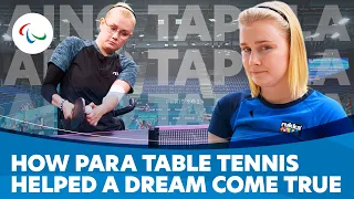 How Para Table Tennis Helped A Dream Come True For Aino Tapola 🏓🇫🇮