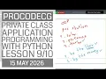 ProCodeCG Private Coding Class - Application Programming