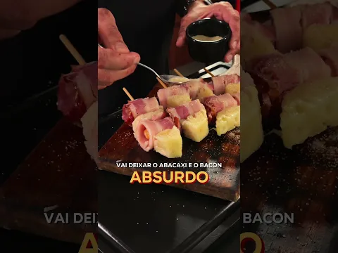 O melhor espetinho de abacaxi pra tua semana! #churrasco #churrascocaseiro #receitas #carnes