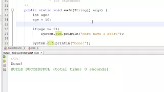 Quick and Dirty Java Control Statements Part I