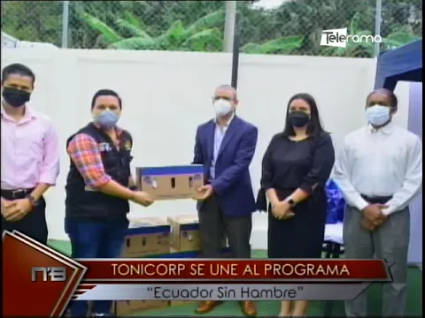Tonicorp se une al programa Ecuador sin hambre