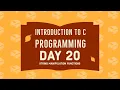 C Programming String Manipulation Functions Day 20