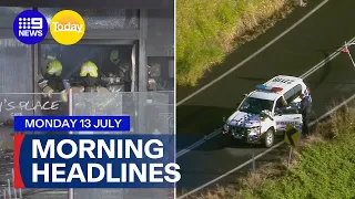 cafe firebombed days after being shot up alleged murderer to front court 9 news australia