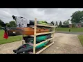 Homemade Kayak Rack for my Old Town Kayaks