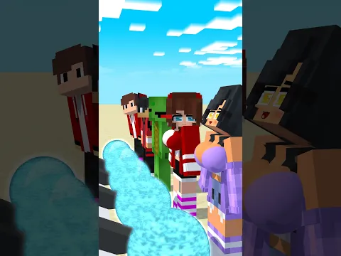 WHO'S HAS THE STRONGEST KICK? HELP MAIZEN WIN #minecraft #minecraftanimation