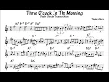 Three O'clock In The Morning - Dexter Gordon - Eb Alto Saxophone Transcription
