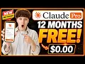 How To Get Claude Pro For FREE 12 Months Unlimited in 2026 - Claude AI Pro Free Unlimited API Key