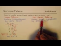 How to create Non Linear Patterns and Write Rule