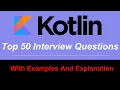 Kotlin Interview Questions Most Important Kotlin Interview Questions Kotlin questions