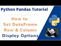 How to Show all Rows or Columns in Python Pandas Dataset