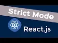 Strict Mode in React js ReactJS Tutorials in Hindi Part-42