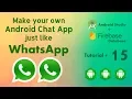 Android Group Chat App using Firebase - retrieve data from firebase android studio tutorial 15