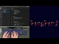 ASMR Programming - Making Text Animation with Html CSS