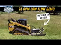 Best Low Flow Skid Steer Brush Cutter Blue Diamond Extreme Duty Demo