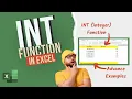 How to use INT Function in Excel Rounds A Number Down To The Nearest Integer