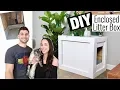 DIY Enclosed Litter Box Inexpensive