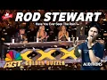 Download Lagu Singing Have You Ever Seen The Rain - Rod Stewart On America's Got Talent And Get Golden Buzzer