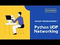 Send packets using Socket Programming Python UDP Networking 2021