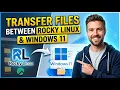 How to Transfer Files Between Rocky Linux Windows 11 Using SSH SCP SFTP Guide