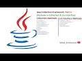Collection framework in java Interfaces Classes Methods in Collection and List Interface