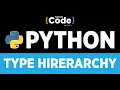 Python Tutorial For Beginners Type Hierarchy Explained Type Hierarchy In Python SimpliCode