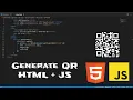 Generate QR with HTML Javascript