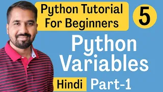 Python Variables Part-1 Explained in Hindi l Python Tutorial For Beginners