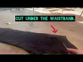 How to make a pair of chaps out of an old pair of pants