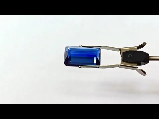 Octagon Blue Sapphire 28.05 ct.
