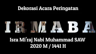 Download Dekorasi Acara Peringatan Isra \u0026 Mi'raj Nabi Muhammad SAW 2020 M / 1441 H | IRMABA MP3